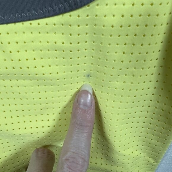 VSX Sport Knockout Tight Full Length Neon Mesh Panel Leggings Size L Athletic - Picture 5 of 9